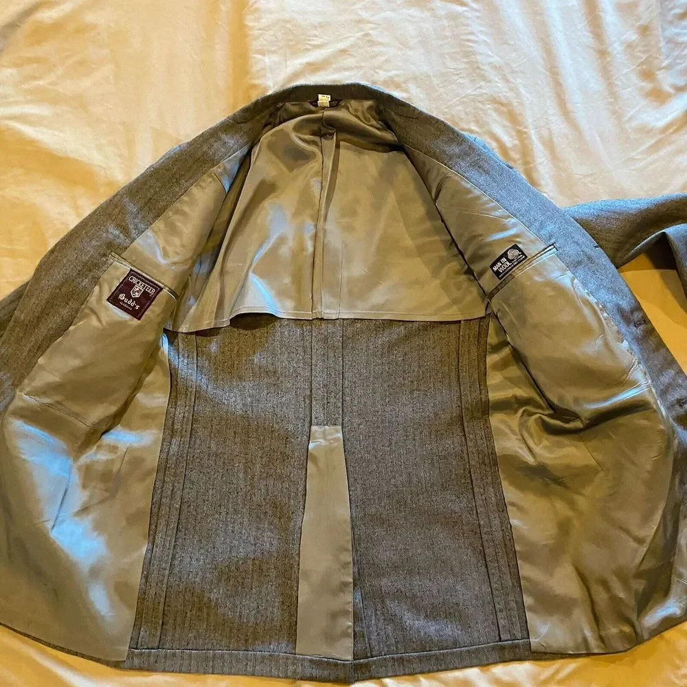Cricketeer Budd's Alabama Wool Blazer Jacket Mens Chest Measures 44